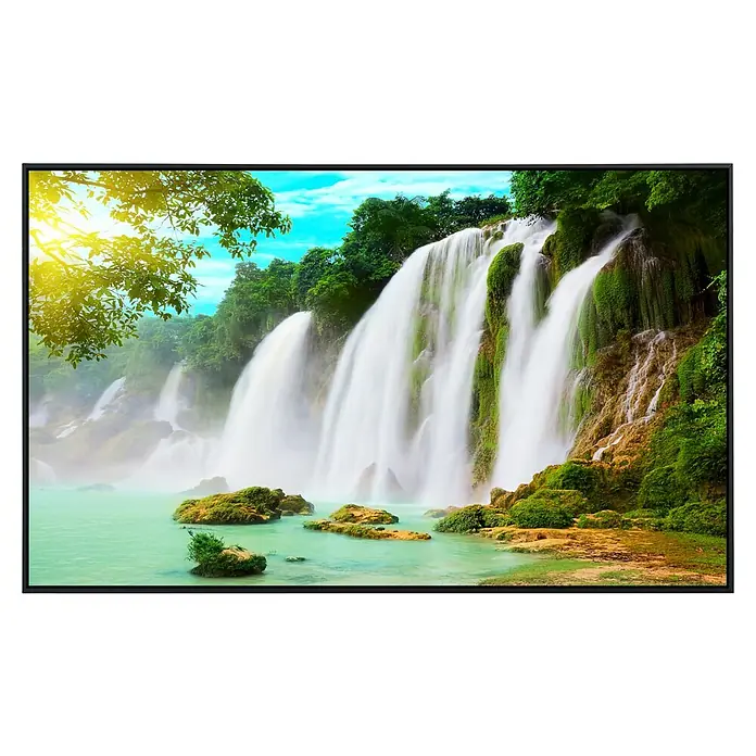 Papermoon Infrarot-Bildheizkörper Ban Gioc Vietnam Wasserfall - 120 x 60 cm, 1.000 W - Wunderschönes Wasserfall-Wandbild mit üppigem Grün und strahlendem Sonnenlicht, perfekt für die Dekoration Ihres Zuhauses.