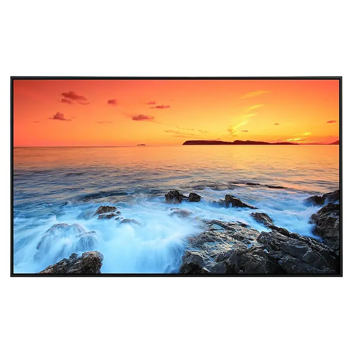 Papermoon Infrarot-Bildheizkörper Dubrovnik Sonnenuntergang - 100 x 60 cm, 600 W - Elegantes Display mit lebendigem Sonnenuntergang über dem Meer, ideal für Heimkino- und Büroanwendungen. Brillante Farben und scharfe Details garantiert.