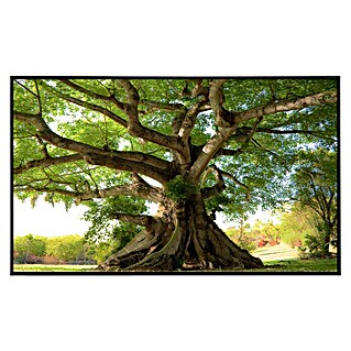 Papermoon Infrarot-Bildheizkörper Friedlicher Baum (120 x 90 cm, 1 200 W)