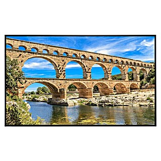 Papermoon Infrarot-Bildheizkörper Pont du Gard Aquädukt (80 x 60 cm, 450 W)