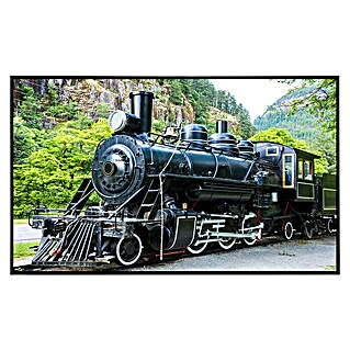 Papermoon Infrarot-Bildheizkörper Alte Dampflokomotive (100 x 60 cm, 600 W)
