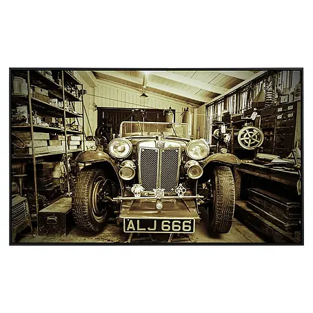 Papermoon  Infrarot-Bildheizkörper Vintage Sportwagen