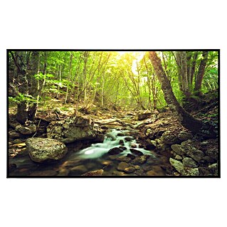 Papermoon Infrarot-Bildheizkörper Forest Creek (60 x 60 cm, 350 W)