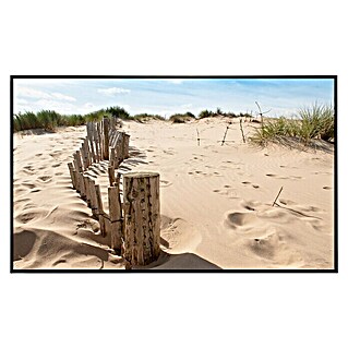 Papermoon Infrarot-Bildheizkörper Dünen Sandy Beach (80 x 60 cm, 450 W)
