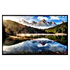 Papermoon Infrarot-Bildheizkörper Bergsee Herbstnebel (90 x 50 cm, 450 W) | BAUHAUS