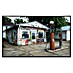 Papermoon Infrarot-Bildheizkörper Alte Vintage Retro Tankstelle 