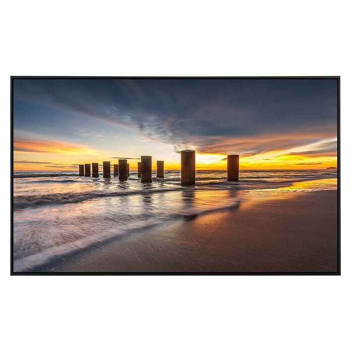 Papermoon Infrarot-Bildheizkörper Panorama Sonnenuntergang Indonesien (120 x 75 cm, 900 W)