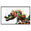 Papermoon Infrarot-Bildheizkörper Chinesischer Drache (100 x 60 cm, 800 W) | BAUHAUS