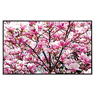 Papermoon Infrarot-Bildheizkörper Blühende Magnolie (80 x 60 cm, 450 W)