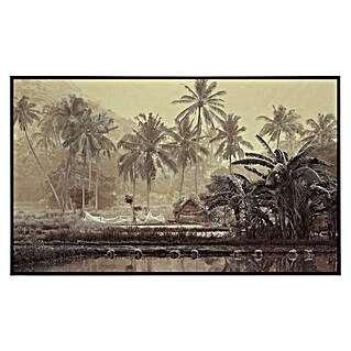 Papermoon Infrarot-Bildheizkörper Sepia Tropenwald (100 x 60 cm, 600 W)