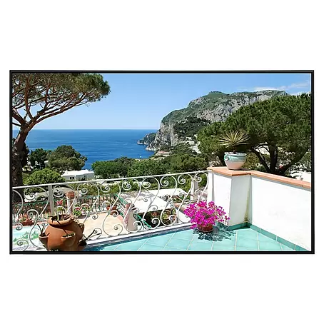Papermoon  Infrarot-Bildheizkörper Capri Balkon Blick