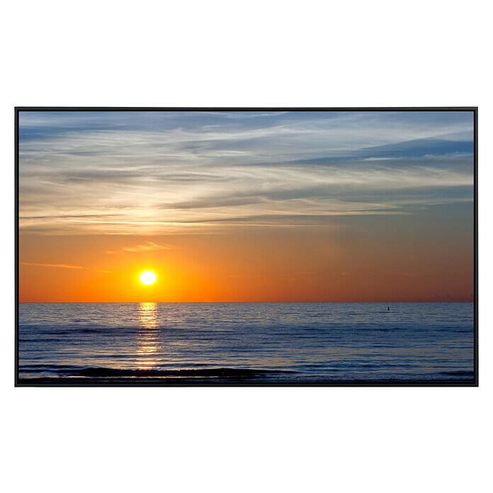 Papermoon Infrarot-Bildheizkörper Sonnenuntergang an der Ostsee