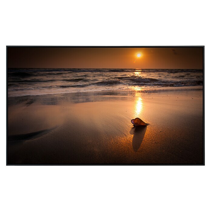 Papermoon Infrarot-Bildheizkörper Tropischer Strand Sonnenuntergang (120 x 75 cm, 900 W)