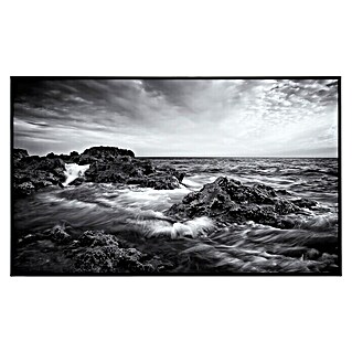 Papermoon Infrarot-Bildheizkörper Seelandschaft mit Wellen (120 x 75 cm, 900 W)