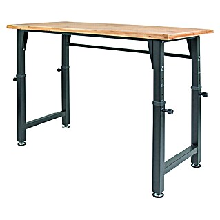 Rikta Banco de trabajo (L x An: 60 x 135 cm, Altura de trabajo: 105 cm, Carga soportada: 200 kg)