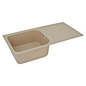 Schock Einbauspüle Orlando (100 x 50 cm, 1 Becken, Cristalite®, Beige)