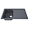 Schock Einbauspüle Orlando (86 x 50 cm, 1 Becken, Cristalite®, Grau)
