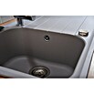 Schock Einbauspüle Orlando (86 x 50 cm, 1 Becken, Cristalite®, Grau)