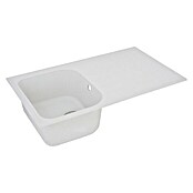 Schock Fregadero encastrable (86 x 50 cm, 1 cubeta, Cristalite®, Blanco)