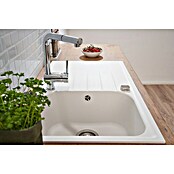 Schock Fregadero encastrable (86 x 50 cm, 1 cubeta, Cristalite®, Blanco)