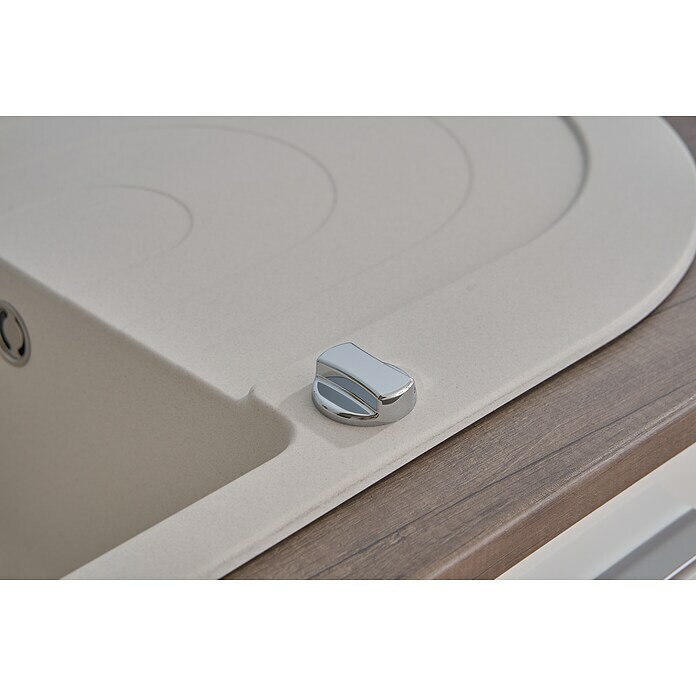 Schock Fregadero encastrable (79 x 50 cm, 1 cubeta, Cristalite®, Blanco)