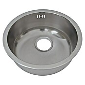 Respekta Inbouwspoelbak Portland (Diameter: 44,6 cm, Roestvrij staal) | BAUHAUS