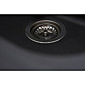 Schock Fregadero encastrable (86 x 50 cm, 1 cubeta, Cristalite®, Negro)