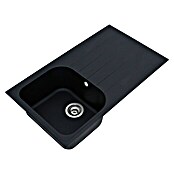 Schock Fregadero encastrable (86 x 50 cm, 1 cubeta, Cristalite®, Negro)