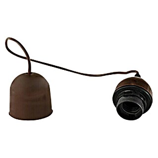 Lámpara colgante de obra (60 W, Altura: 70 cm, Marrón, E27)
