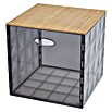 Aufbewahrungsbox Crystall (L x B x H: 31 x 31 x 30,5 cm, Kunststoff, Grau/Transparent, Mit Deckel) | BAUHAUS