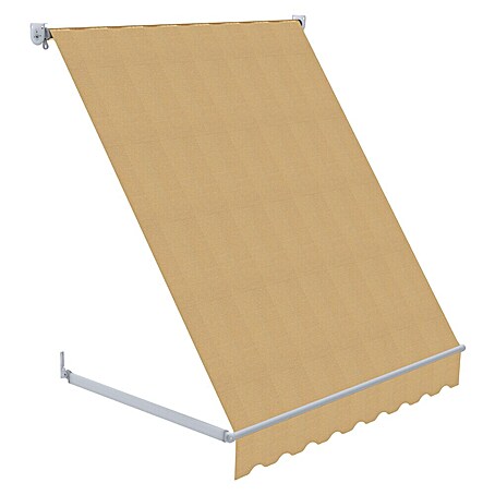 SmartSun Toldo ventana Essential (Beige Arena, Ancho: 1,2 m, Caída: 1,2 m)