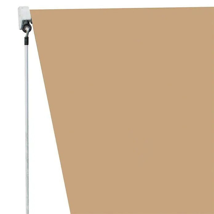 SmartSun Toldo ventana Essential - Beige Arena, Ancho: 1,2 m, Caída: 1,2 m - Rollo de fondo de estudio beige con montaje. Ideal para sesiones de foto y vídeo profesionales en el estudio.