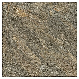 Marazzi Terrassenfliese Esterno 20T Rocking Grey (60 cm x 60 cm x 20 mm, Grau/Braun, Matt)