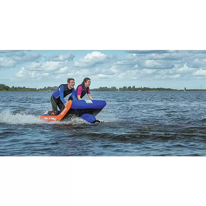 Talamex Funtube Chill & Thrill - L x B: 230 x 152 cm, Geeignet für: 2 Personen, Schnellbefestigung - Anwendungsbeispiel