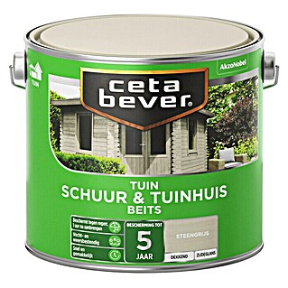 Cetabever Houtbeits Schuur & Tuinhuis Steengrijs (Steengrijs, 2,5 l)