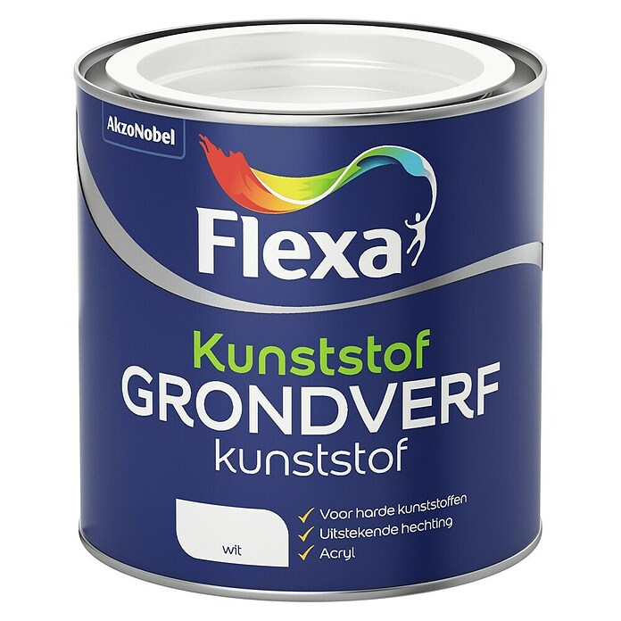 Flexa Grondverf Kunststof Wit (Wit, 250 ml) | BAUHAUS