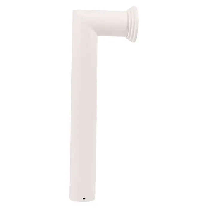 Voltomat HEATING Chimenea eléctrica Malmo - 1.500 W, Blanco, 25,1 x 55,6 x 76 cm - Tubo de desagüe blanco en ángulo para instalaciones sanitarias. Asegura una conexión perfecta a sifones y accesorios de residuos. El plástico duradero garantiza la longevidad.