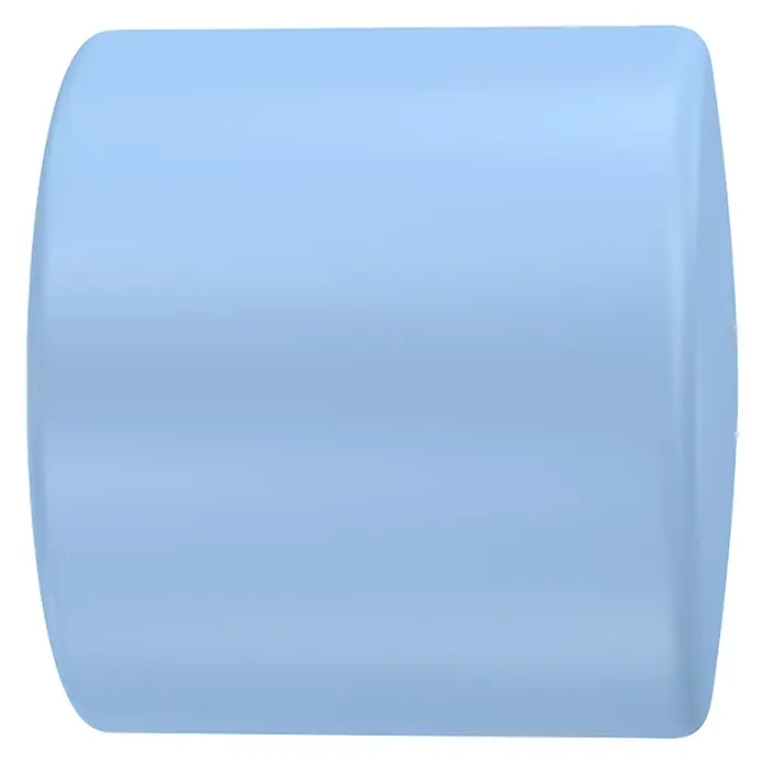 Tapones terminales Basic - Celeste, 2 ud. - Forma cilíndrica azul claro con bordes redondeados, un elemento de diseño simple y moderno.