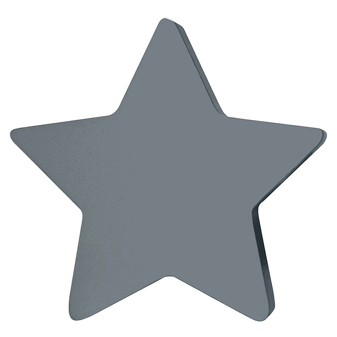 Tapa final Estrella (Gris, 1 ud., Específico para: Barras para las cortinas de Ø 20 mm) | BAUHAUS