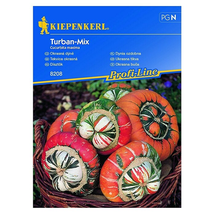 Kiepenkerl Sjeme povrća ukrasna tikva Turban-Mix  (Cucurbita maxima, Berba: Rujan) | BAUHAUS