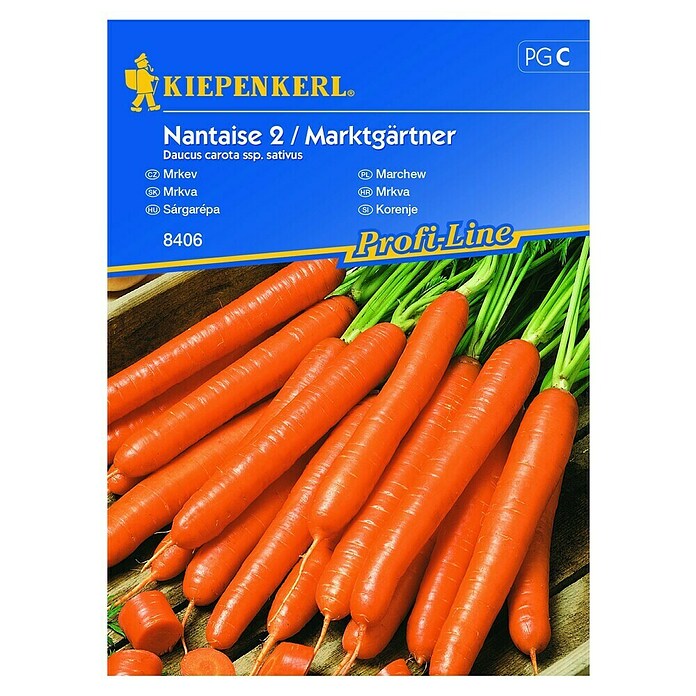 Kiepenkerl Profi-Line Sjeme povrća Mrkva Nantaise 2  (Daucus carota ssp. sativus, Berba: Srpanj, 10 m²) | BAUHAUS