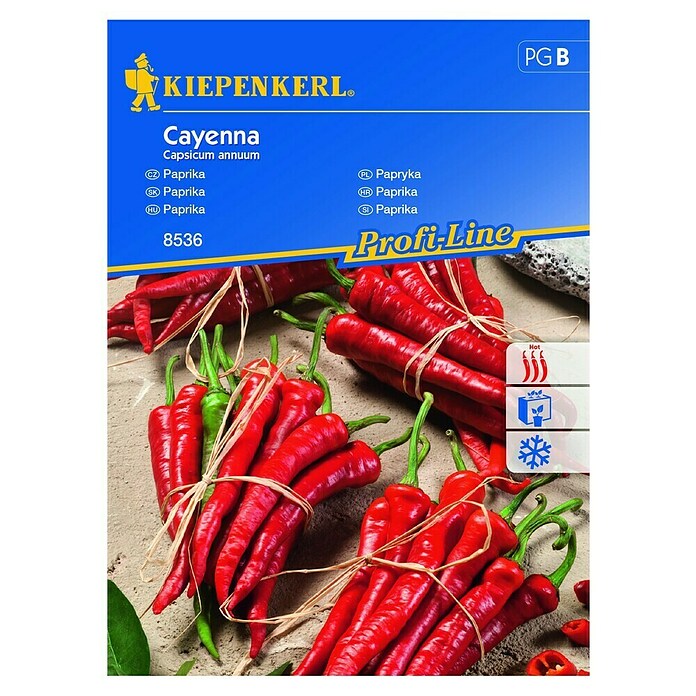 Kiepenkerl Profi-Line Sjeme povrća Paprika Cayenna  (Capiscum annum, Berba: Kolovoz) | BAUHAUS