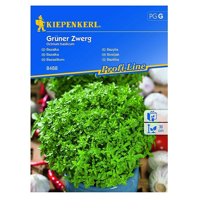 Kiepenkerl Profi-Line Zeliščna semena Bazilika  (Ocimum basilicum, Čas setve: Februar, Čas žetve: Maj) | 8127 - Feinsämereien in PG Marke | IBYA - Sämereien | IBY - Sämereien | IB - Grünpflanzen/Sämereien | I - Stadtgarten | BAUHAUS