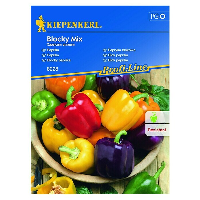 Kiepenkerl Sjeme povrća paprika Blocky mix  (Capsicum annuum, Berba: Kolovoz) | BAUHAUS