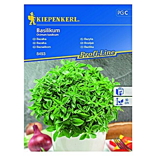 Kiepenkerl Profi-Line Zeliščna semena Bazilika (Ocimum basilicum, Čas setve: Februar, Čas žetve: Julij)
