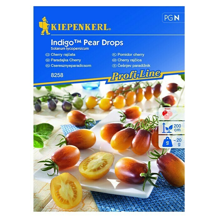 Kiepenkerl Sjeme povrća rajčica Indigo Pear Drops  (Solanum lycopersicum, Berba: Srpanj) | BAUHAUS