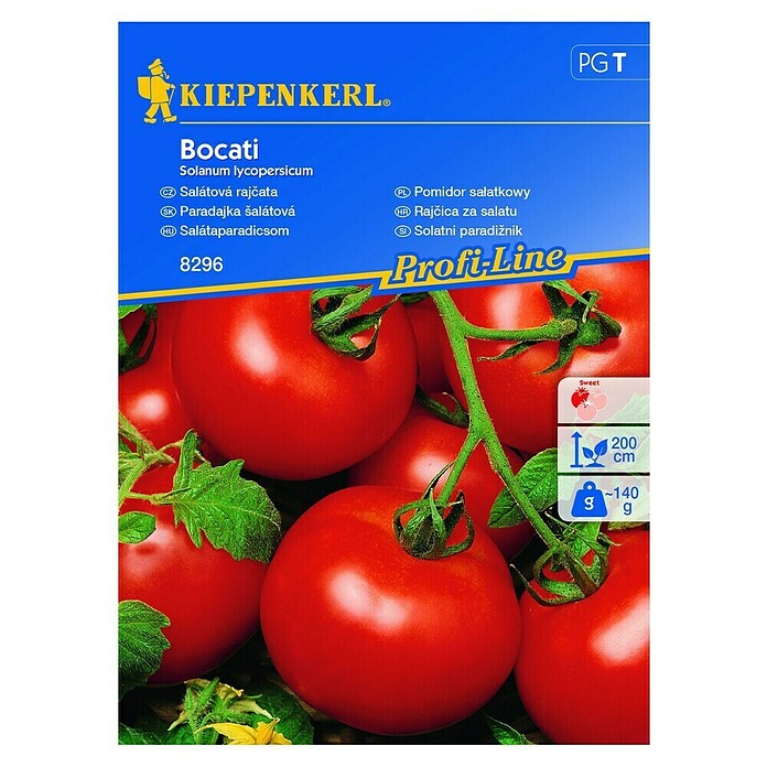 Kiepenkerl Zelenjavna semena za solatni paradižnik Bocati  (Solanum lycopersicum, Čas žetve: Februar) | 8127 - Feinsämereien in PG Marke | IBYA - Sämereien | IBY - Sämereien | IB - Grünpflanzen/Sämereien | I - Stadtgarten | BAUHAUS