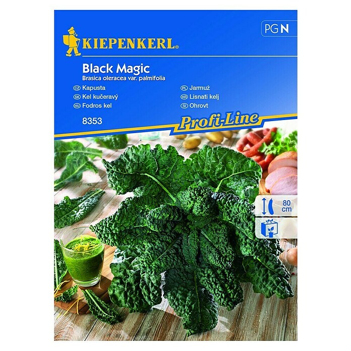 Kiepenkerl Profi-Line Sjeme povrća Kelj Black Magic  (Brasica oleracea var. palmifolia, Berba: Lipanj) | BAUHAUS