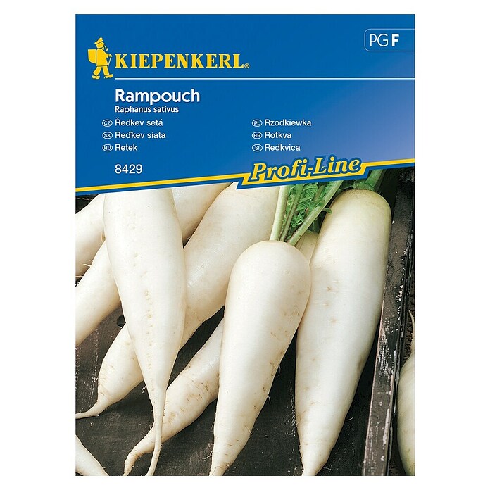 Kiepenkerl Sjeme povrća Rotkvica Rampouch  (Raphanus sativus, Berba: Svibanj, 10 m²) | BAUHAUS