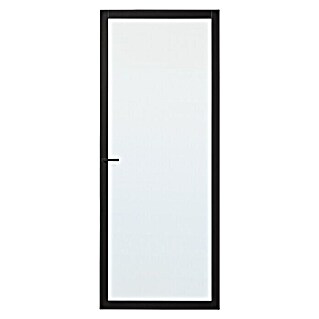 Solid Elements Binnendeur SE 7005 mat glas (78 x 201,5 cm, Draairichting: Links, Zwart, Opdek)